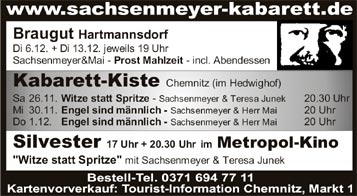 Termine Sachsenmeyer Kabarett