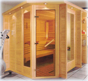 Massivholzsauna Merano