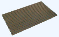 Sauna-PVC-Fu&szlig;rost