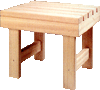 Sauna-Hocker