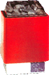 Saunaofen Trendy rot