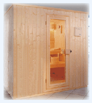 Elementsauna vom Typ Trento