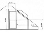Sauna mit Dachflächenfenster