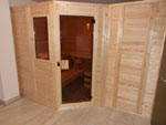 Sauna mit Abstellraum