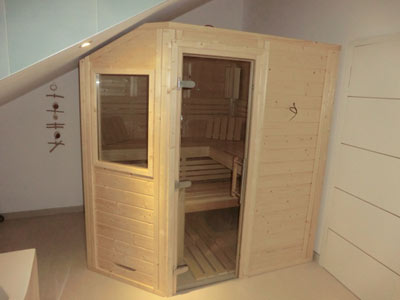 Sauna-Foto der Familie Lechner