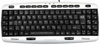 sächsische PC-Tastatur