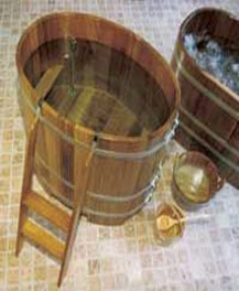 qualitativ hochwertiges Sauna-Tauchbecken