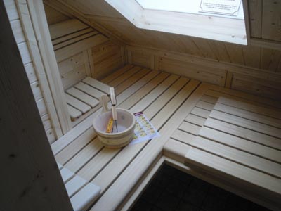 Sauna-Foto der Familie Becker
