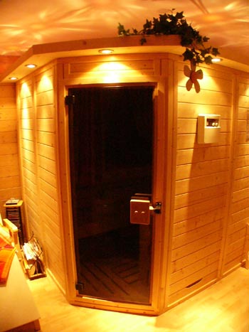 Sauna-Foto der Familie Beer