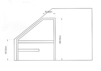 Sauna-Grundriss der Familie Behling