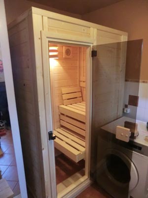 Sauna-Foto der Familie Bößneck