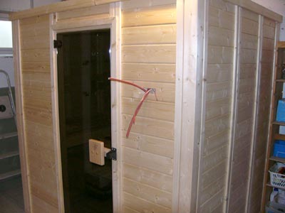 Sauna-Foto der Familie Dehez