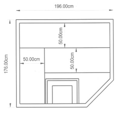 Sauna-Grundriss der Familie Dittrich
