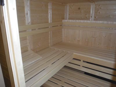 Einbausauna-Foto der Familie Dreßler