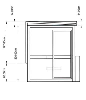 Sauna-Grundriss der Familie Dürre