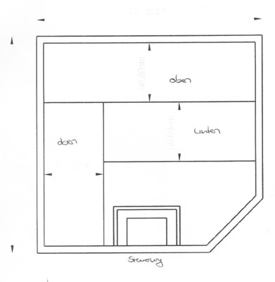 Sauna-Grundriss der Familie Engling