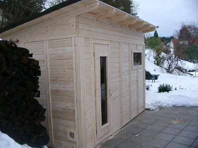 Sauna-Foto der Familie Ernst