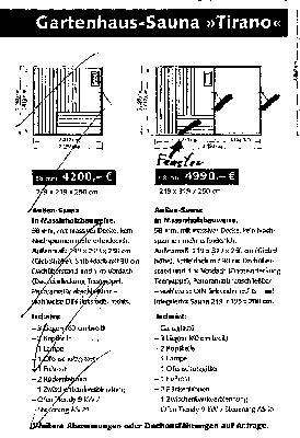 Sauna-Grundriss der Familie Fasse