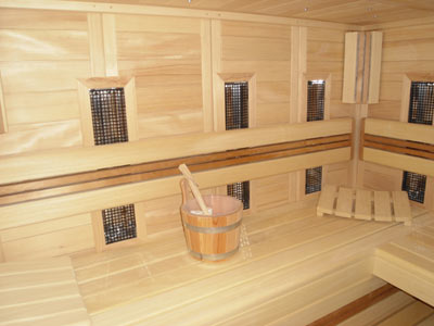 Sauna der Familie Fischer