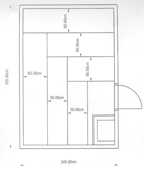 Sauna-Grundriss der Fitnessworld-Schwarzenberg