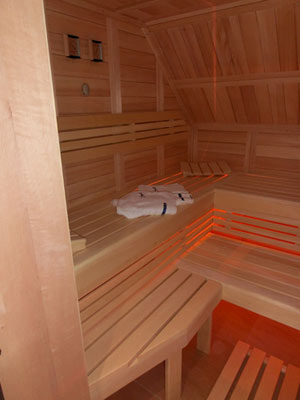 Sauna-Foto der Familie Geisen