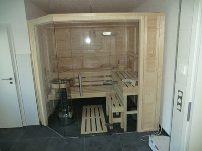 Sauna-Foto der Familie Christoph
