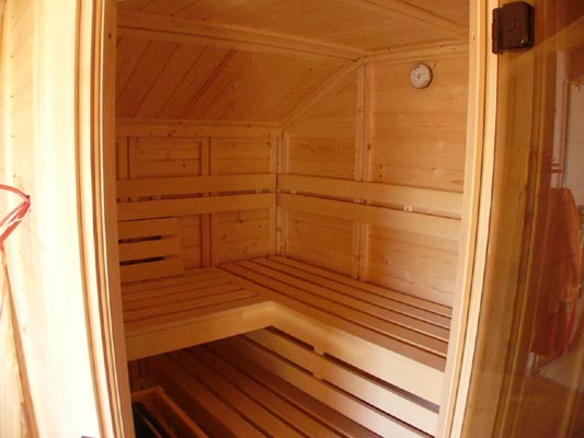 Sauna-Foto der Familie Grunwald