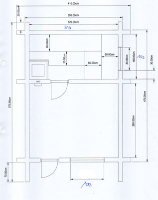 Sauna-Grundriss bei Schwandorf