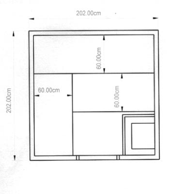 Sauna-Grundriss der Familie Hannig