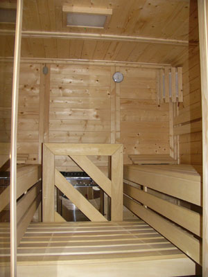 Sauna-Foto der Familie Heydemann