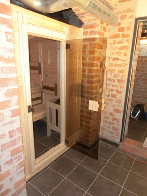kleine Sauna im Hotel