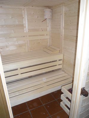 Sauna-Foto der Familie Hüttenrauch