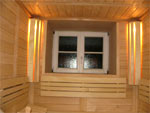 eingebundenes Saunafenster