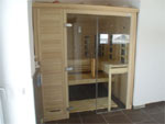 Sauna und Infrarotkabine kombiniert