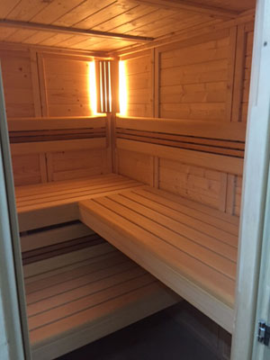 Sauna-Foto der Familie John