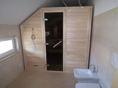 Sauna-Foto der Familie Kanis