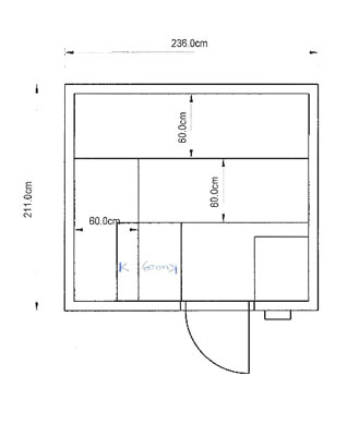 Sauna-Grundriss der Familie Klein