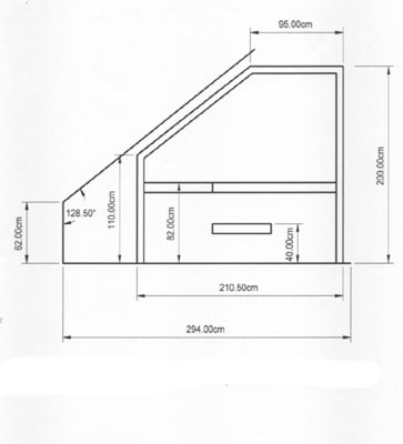 kleine Sauna Dachschrge