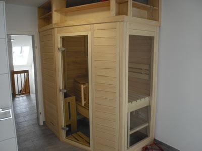 Sauna-Foto der Familie Kleine