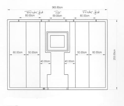 Sauna-Grundriss im INJOYLady-Fitnessstudio