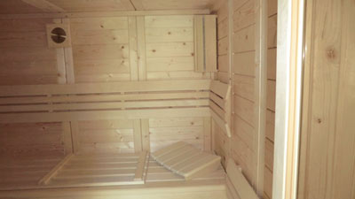 Sauna-Foto der Familie Lederhose