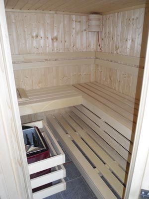 Sauna-Foto der Familie Leissring