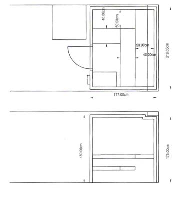 Sauna-Grundriss der Familie Linde