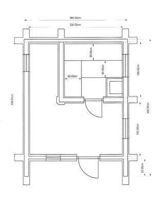 Naturstammhaus-Grundriss der Familie Löhr