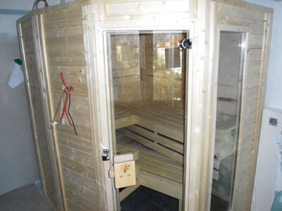 Sauna-Foto der Familie Lübbers