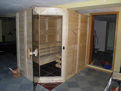 Sauna-Foto der Familie Marutschke