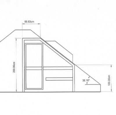 Sauna-Grundriss der Familie Mempel