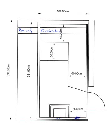 Sauna-Grundriss der Familie Müller