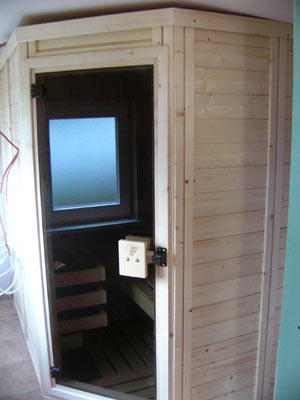 Sauna-Foto der Familie Müller