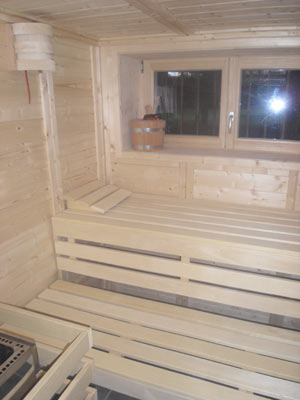 Sauna-Foto der Familie Nagel